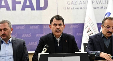 Bakan Murat Kurum Gaziantep'te Basın Açıklaması Yaptı