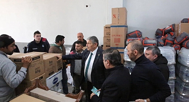 Bartın'dan 4 Yardım Tırı yola Çıktı