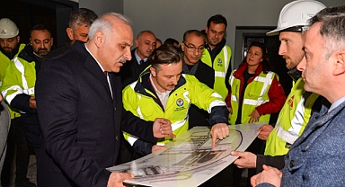 Başkan Zorluoğlu Çalışmaları Devam Eden Projelerde İncelemelerde Bulundu