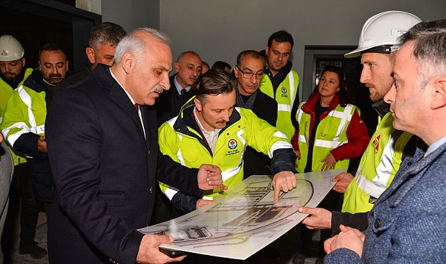 Başkan Zorluoğlu Çalışmaları Devam Eden Projelerde İncelemelerde Bulundu