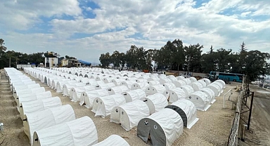 Rize Belediyesi'nin Çadırkent'i Hatay'da Depremzedelerin Hizmetinde