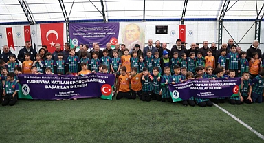Rize'de Mahalleler Arası Çocuk Futbol Turnuvası
