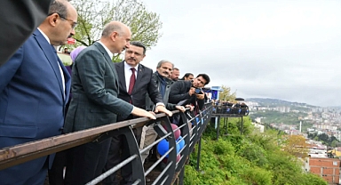 Boztepe Seyir Terası Törenle Açıldı
