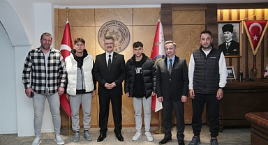 Yomraspor'dan Emniyet Müdürü Murat Esertürk'e Ziyaret 