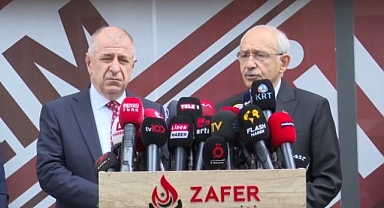 Özdağ ve Kılıçdaroğlu Ortak Basın Açıklaması Düzenledi