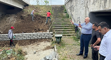 Araklı'da Alt Geçitler Estetik Görüntüye Kavuşuyor