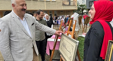 Araklı Halk Eğitim Merkezi Yıl Sonu Sergisi Yapıldı