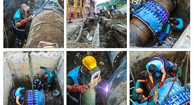 Çalışmalar Tamamlandı Hatta Su Verilmeye Başlandı