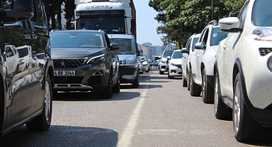 Karadeniz Sahil Yolu Ordu-Giresun İstikametinde Bayram Yoğunluğu