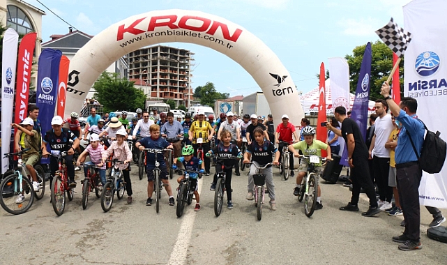 3.Arsin-Santa Dağ Bisikleti Maratonu ve Halk Koşusu Festivali Yapıldı