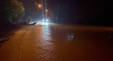 Düzce'de Sağanak Yağış Etkili Oldu