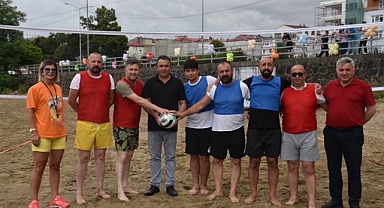 Espiye'de 1.Plaj Voleybolu Turnuvası Başladı