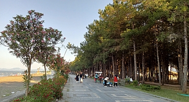 Miliç Plajı Ziyaretçilerine Yeşil İle Maviyi Bir Arada Sunuyor