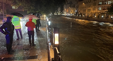 Ordu'da Sağanak Yağış Etkili Oldu