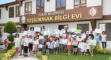 Yeşilırmak Bilgi Evi Çocuklarla Cıvıl Cıvıl