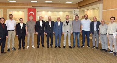 Zonguldak'taki Ticaret ve Sanayi Odaları Başkanları TTSO'yu Ziyaret Etti