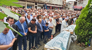 Hayrat'taki Kazada Ölen 2 Kişi Son Yolculuklarına Uğurlandı