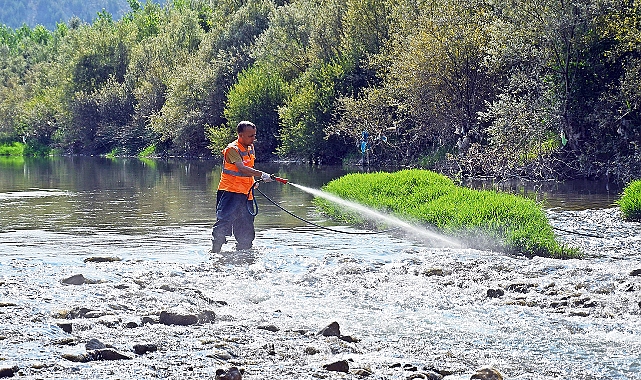 Karabük Belediyesi Sivrisineklerle Mücadele Çalışmalarına Devam Ediyor