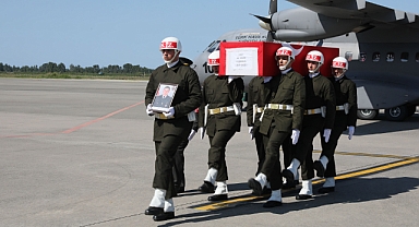 Şehit Piyade Uzman Çavuş Ali Demir'in Cenazesi Samsun'a Getirildi