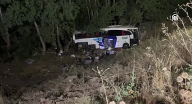 Yozgat'ta Feci Kaza, Otobüs Şarampole Devrildi