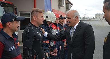 Başkan Zorluoğlu İtfaiye Haftasını Personeliyle Kutladı