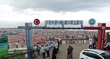 Boztepe Seyir Terası'nı 5 Ayda 1 Milyonu Aşkın Kişi Ziyaret Etti