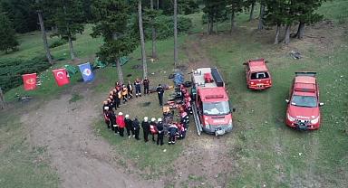 Gönüllülere Trabzon Yaylalarında Arama Kurtarma Eğitimi Verildi