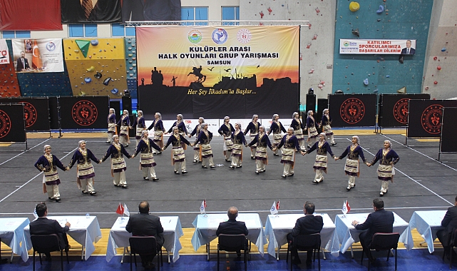 Halk Oyunları Kulüpler Arası Grup Yarışması Samsun'da Yapıldı