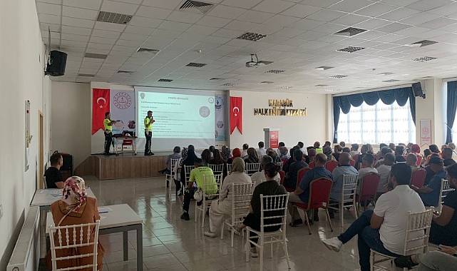 Karabük'te Servis Şoförü ve Rehber Personele Eğitim Verildi