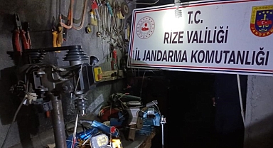 Rize'de 2 Kaçak Silah Atölyesine Operasyon Düzenlendi