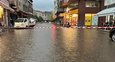 Şiddetli Yağış Trabzon'da Sel ve Su Baskınına Sebep Oldu