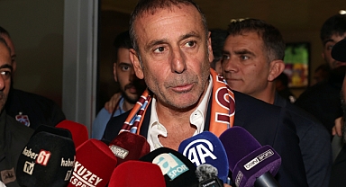 Trabzonspor Teknik Direktörü Abdullah Avcı Trabzon'da