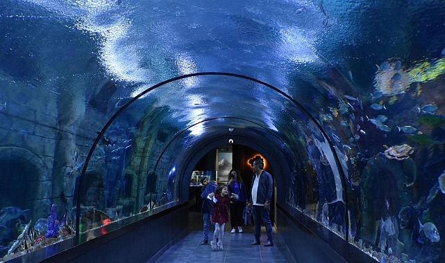 Tünel Akvaryum'u 16 Ayda 446 Bin Kişi Ziyaret Etti