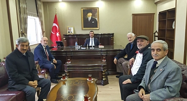 Belediye Başkan Adayı Sabri Terzi Kaymakam Vardar'ı Ziyaret Etti