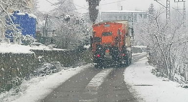 Trabzon'da Karla Mücadele Aralıksız Devam Ediyor