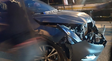 Trabzon'da Basın Mensuplarının Aracı Maç Dönüşü Kaza Yaptı