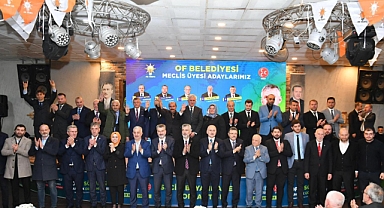 Cumhur İttifakı'ndan Of'ta Gövde Gösterisi