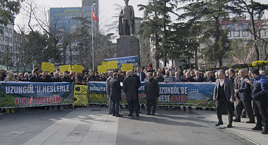 Uzungöl Halkı ve STK'lardan Yapımı Planlanan HES Projesine tepki