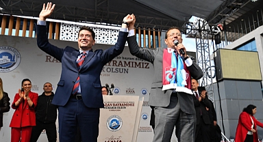 İmamoğlu'ndan Başkan Kaya'ya Tebrik Ziyareti