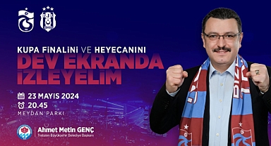 Trabzon Büyükşehir Belediyesi Maç İçin Dev Ekran Kuruyor
