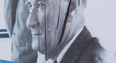 Of'ta Atatürk'ün Portresine Yapılan Saldırıya CHP Of İlçe Başkanlığı'ndan Sert Tepki