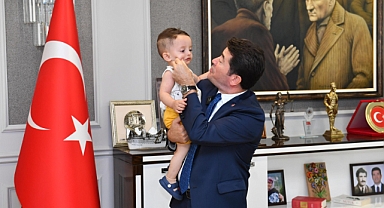 Mustafa Deniz'in Ailesinden Başkan Kaya'ya Teşekkür Ziyareti