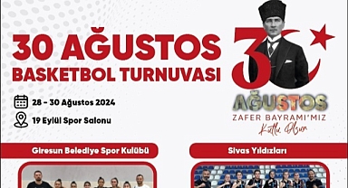 Giresun Belediyesi'nden 30 Ağustos Basketbol Turnuvası