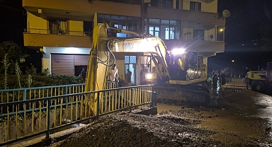 Of'ta Su Baskını Kontrol Altına Alındı