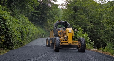 Trabzon Büyükşehir Belediyesi'nden İlçelerde Yol Seferberliği