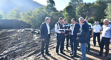 Başkan Genç Arsin'de Çalışmaları İnceledi 