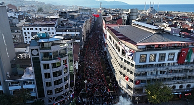 Ortahisar Belediyesi'nden Tarihi Cumhuriyet Yürüyüşü