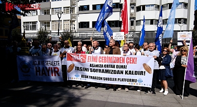 Trabzon'da Sendikalar TUİK Önünden Seslendi 