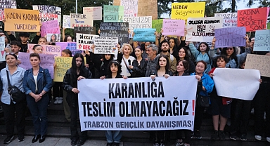 Trabzon Gençlik Dayanışması, Kadına Şiddeti ve Kadın Cinayetlerini Protesto Etti