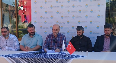 Trabzon Kudüs Kardeşlik Derneği Aksa Tufanı Savaşı'nın 1. Yıl Dönümünde Basın Açıklaması Yaptı